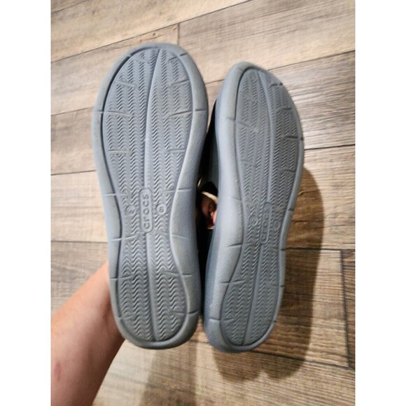 Crocs Swiftwater Wave Womens Size 6 Slip On Slingback Water Sandals Shoes Black - Picture 5 of 7